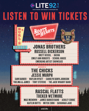 Win Tickets to see Jonas Brothers at Boots and Hearts Music Festival